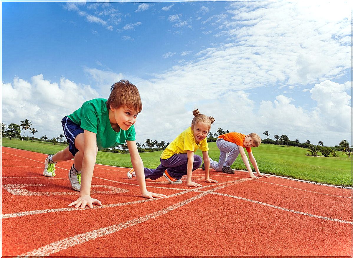 Athletics is one of the best sports for nervous children.