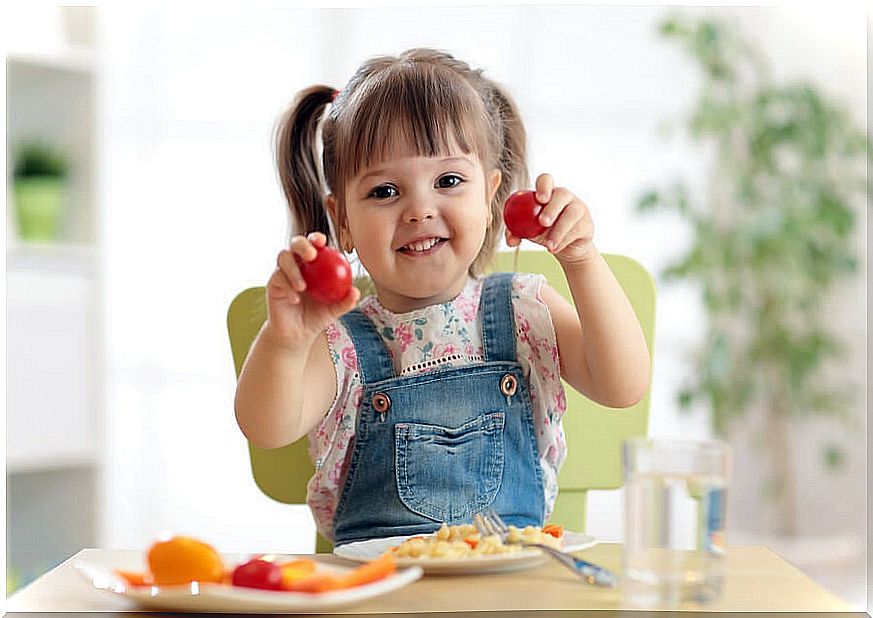 Types of salads for children.