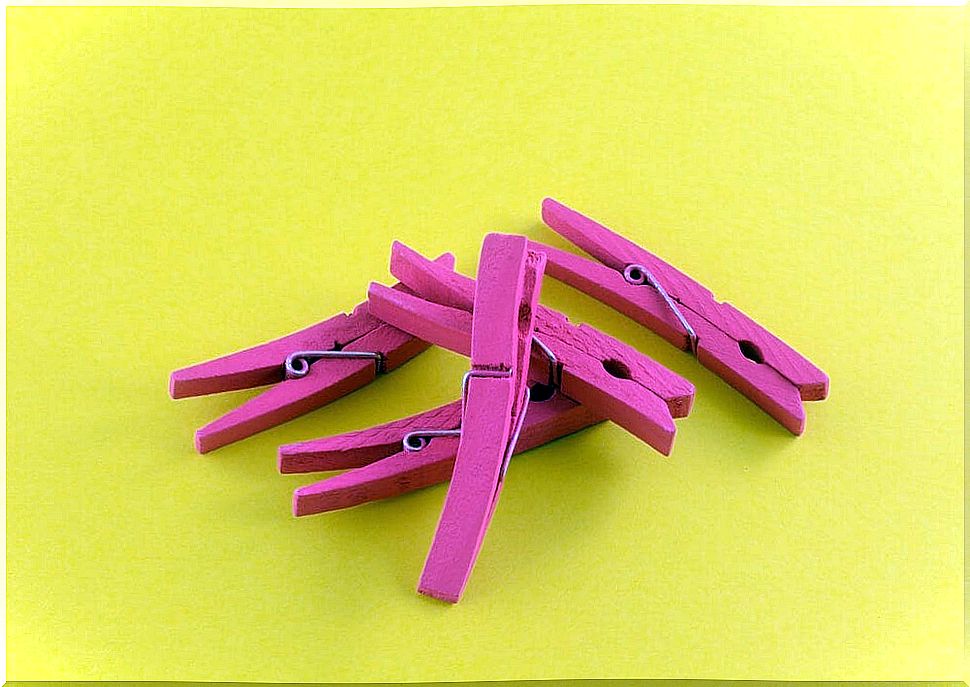 Children's crafts with clothespins