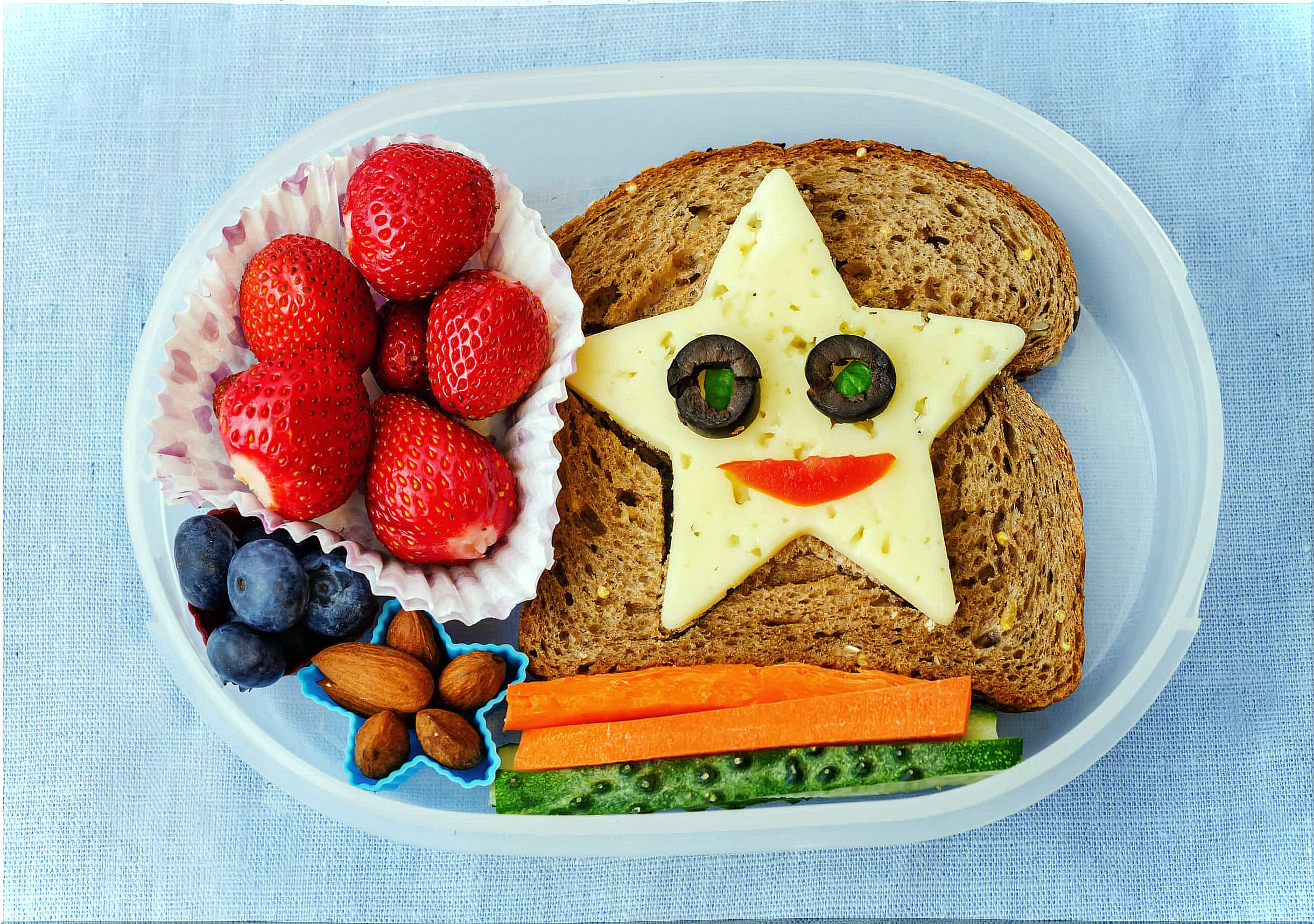 Healthy snack for children.