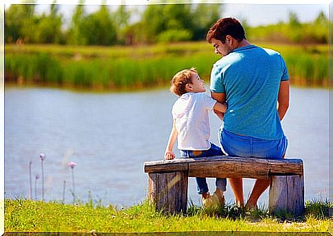 Father talking to his son about how to protect himself from toxic people.