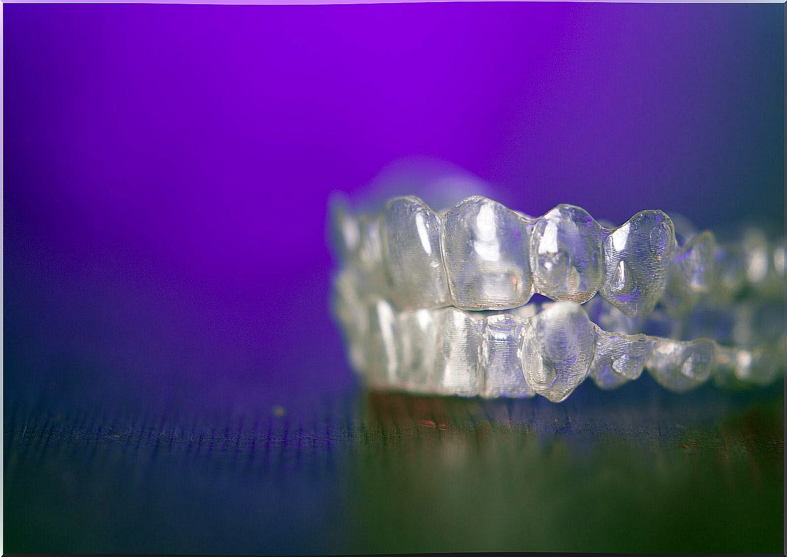 Invisalign orthodontic covers.