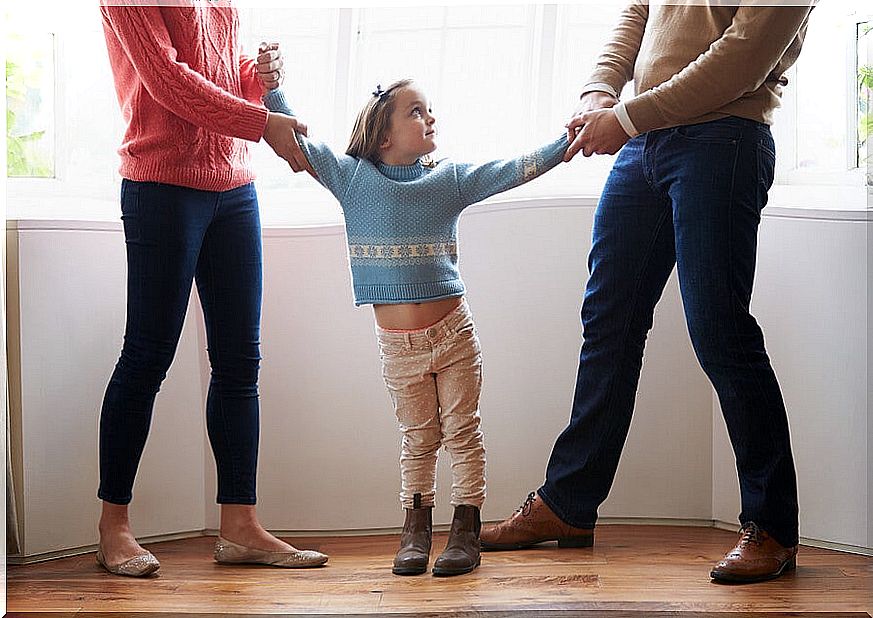 Types of parental separation and effects on children.