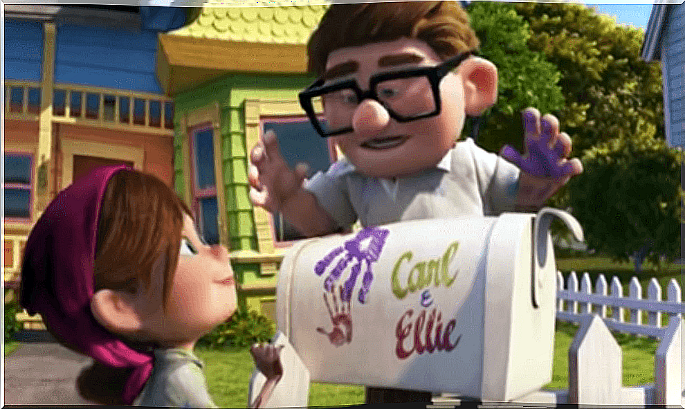 Up is a film that conveys many values.