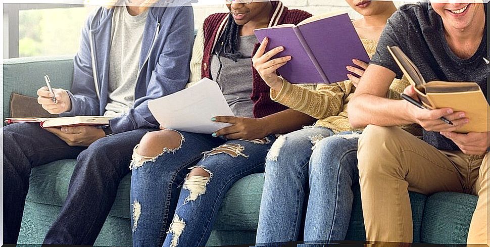 Teens consulting some of the career counseling programs.