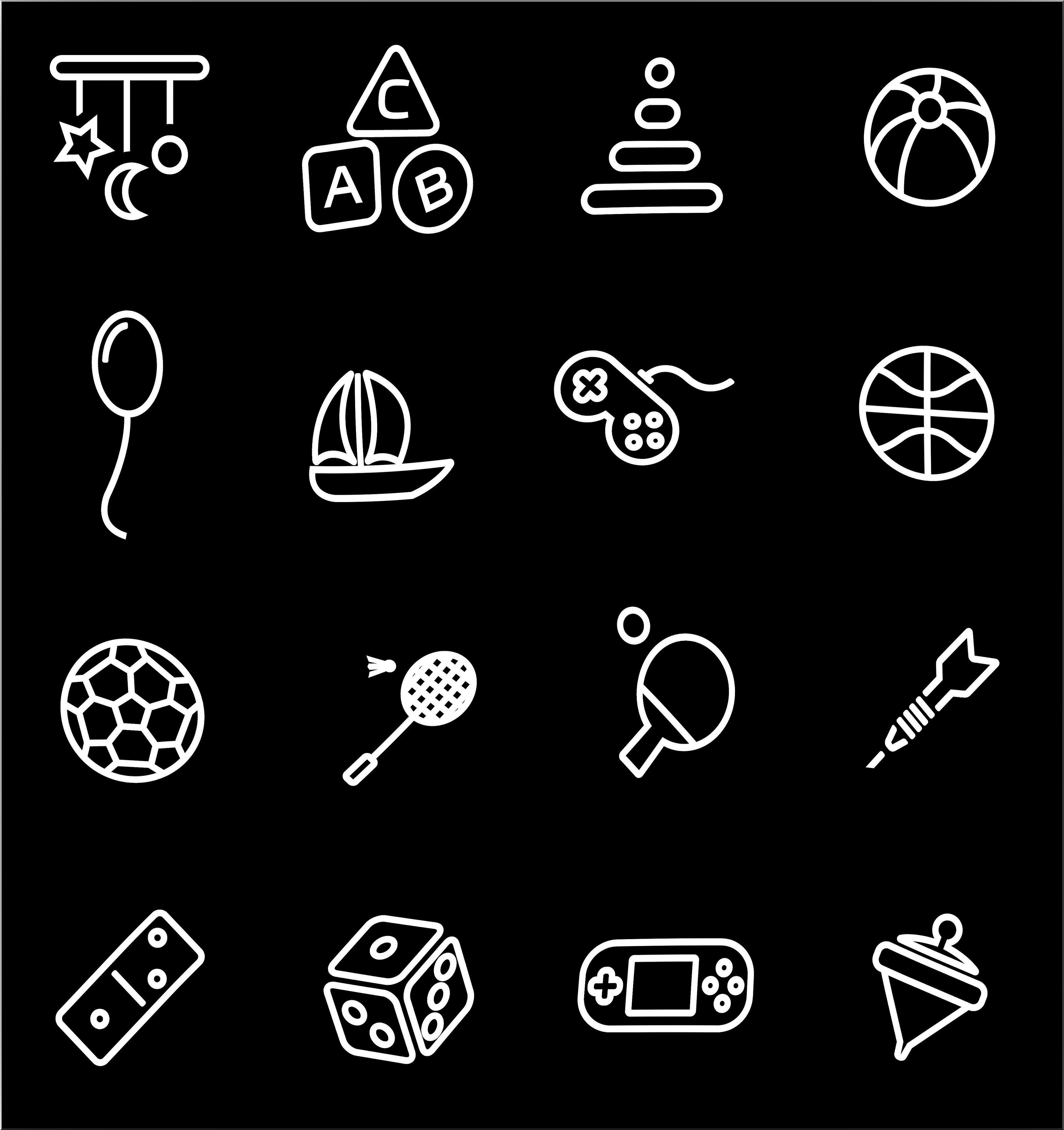 Pictograms to use in a visual agenda.